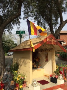 Buddhist Shrine on the corner of 11th and 19th in Oakland