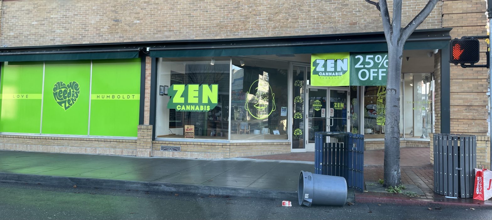 Zen cannabis store in Humboldt county California