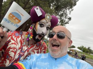 the author and a sister of perpetual indulgence 